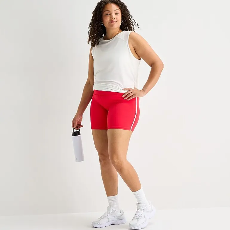Xersion EverUltra™ Womens 6" High Rise Plus Stretch Fabric Quick Dry Bike Short