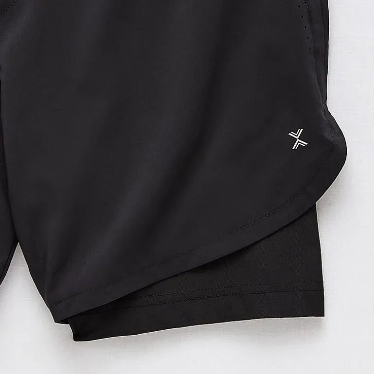 Xersion 2-In-1 Lined Mens 6" Mid Rise Workout Shorts