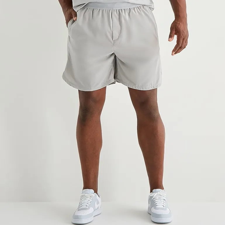 Xersion 2-In-1 Liner Mens 8" Mid Rise Big and Tall Quick Dry Workout Shorts