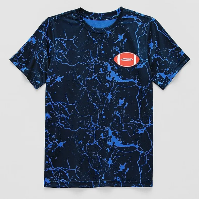 Xersion Little & Big Kid Boys Crew Neck Short Sleeve Regular Fit Graphic T-Shirt