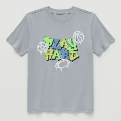 Xersion Little & Big Kid Boys Crew Neck Short Sleeve Regular Fit Graphic T-Shirt