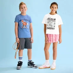 Xersion Little & Big Kid Boys Crew Neck Short Sleeve Regular Fit Graphic T-Shirt