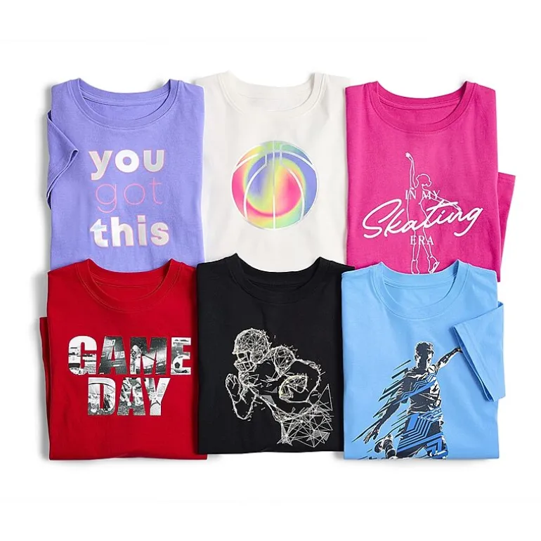Xersion Little & Big Kid Boys Crew Neck Short Sleeve Regular Fit Graphic T-Shirt