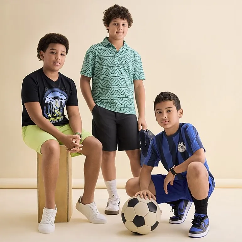 Xersion Little & Big Kid Boys Crew Neck Short Sleeve Regular Fit Graphic T-Shirt