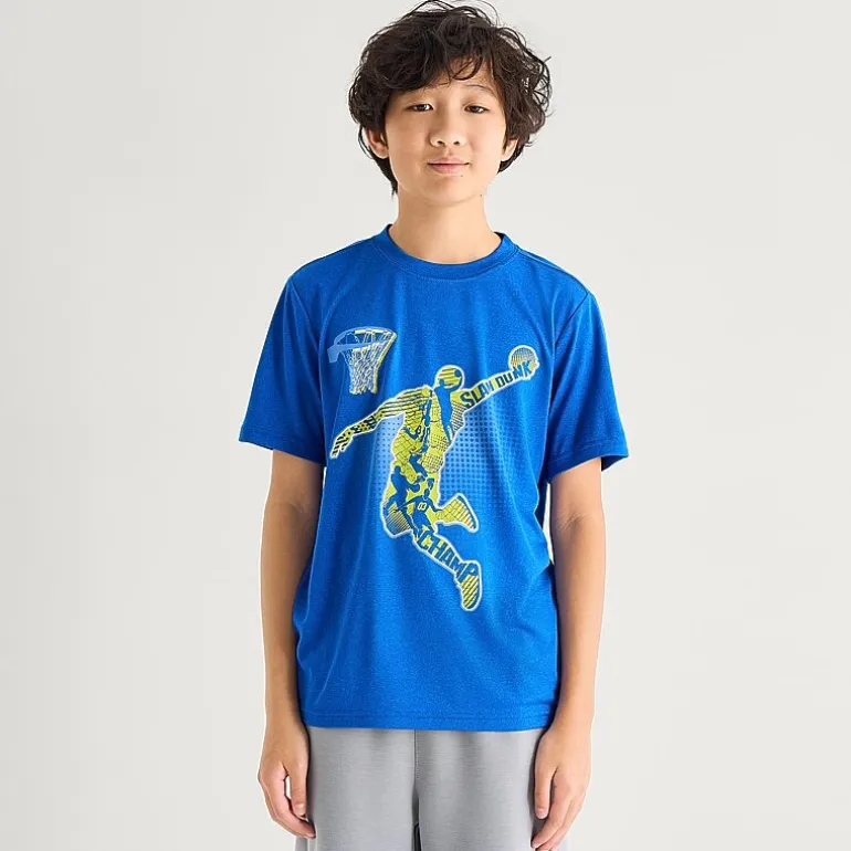 Xersion Little & Big Kid Boys Crew Neck Short Sleeve Regular Fit Graphic T-Shirt