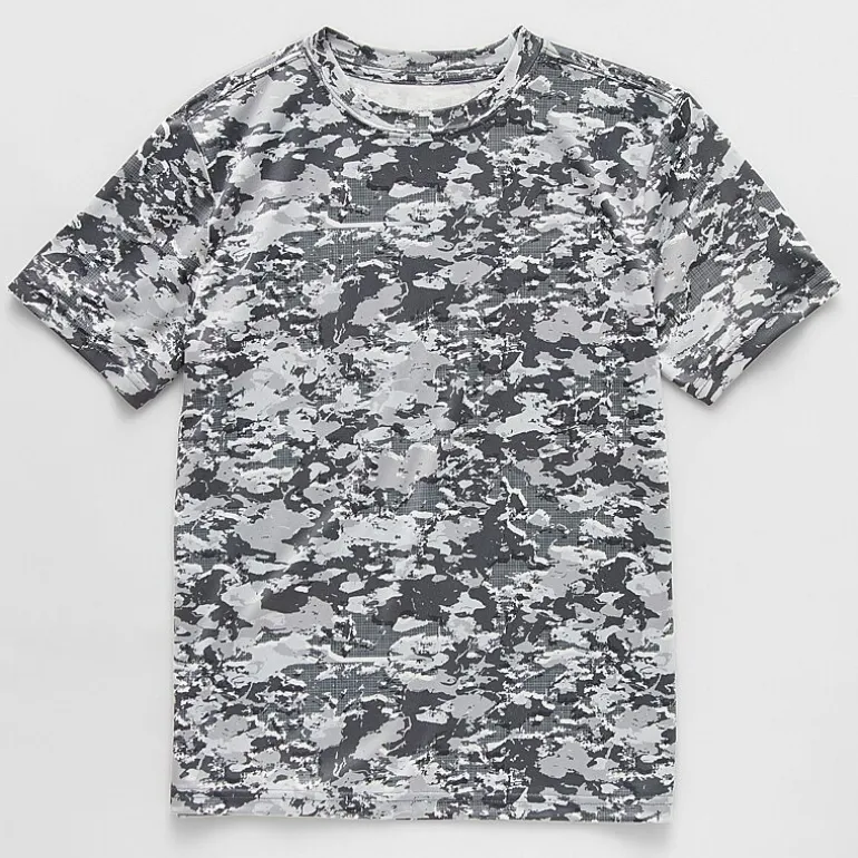 Xersion Little & Big Kid Boys Crew Neck Short Sleeve Regular Fit Graphic T-Shirt