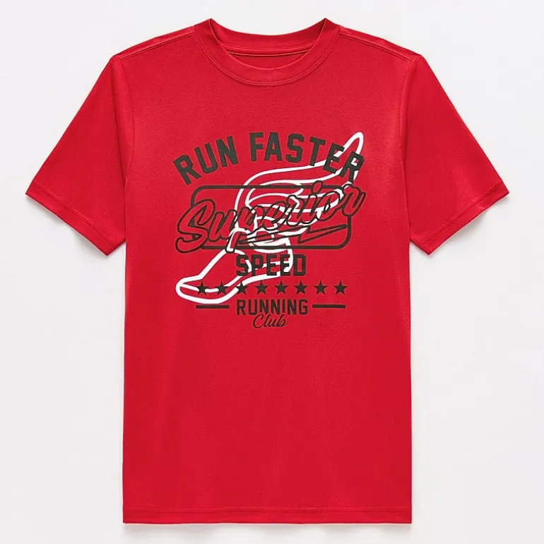 Xersion Little & Big Kid Boys Crew Neck Short Sleeve Regular Fit Graphic T-Shirt