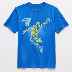 Xersion Little & Big Kid Boys Crew Neck Short Sleeve Regular Fit Graphic T-Shirt