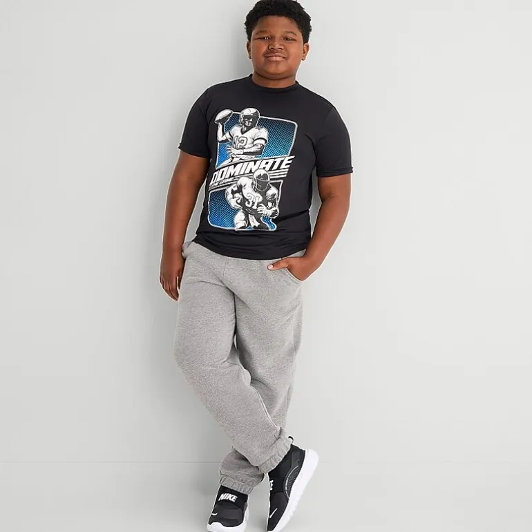 Xersion Little & Big Kid Boys Mid Rise Regular Fit Fleece Jogger Pant