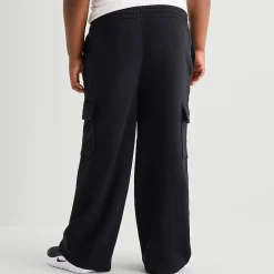 Xersion Little & Big Kid Boys Mid Rise Wide Leg Active Fleece Cargo Pant