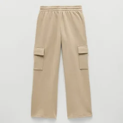 Xersion Little & Big Kid Boys Mid Rise Wide Leg Active Fleece Cargo Pant