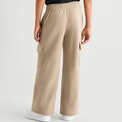 Xersion Little & Big Kid Boys Mid Rise Wide Leg Active Fleece Cargo Pant