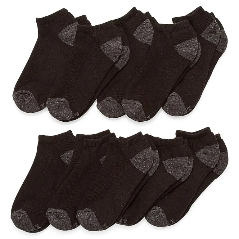 Xersion Little & Big Kid Boys Multi-Pack 10 Pair Low Cut Socks