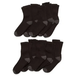 Xersion Little & Big Kid Boys 10 Pair Crew Socks