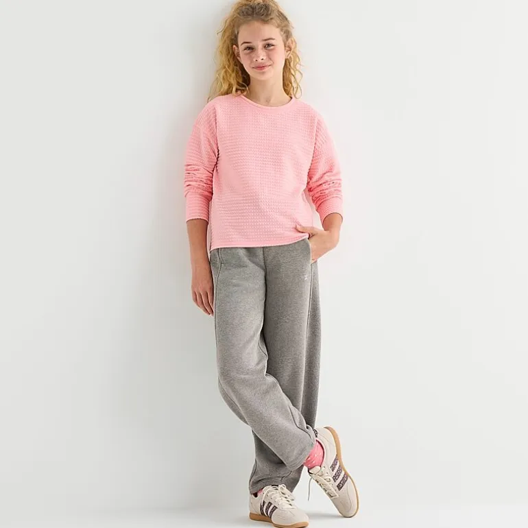 Xersion Little & Big Kid Girls Crew Neck Long Sleeve Active T-Shirt
