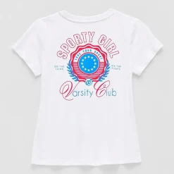 Xersion Little & Big Kid Girls Crew Neck Short Sleeve Regular Fit Graphic T-Shirt