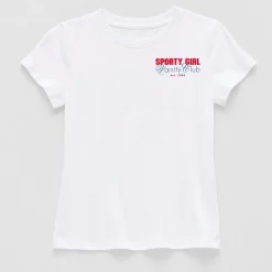 Xersion Little & Big Kid Girls Crew Neck Short Sleeve Regular Fit Graphic T-Shirt