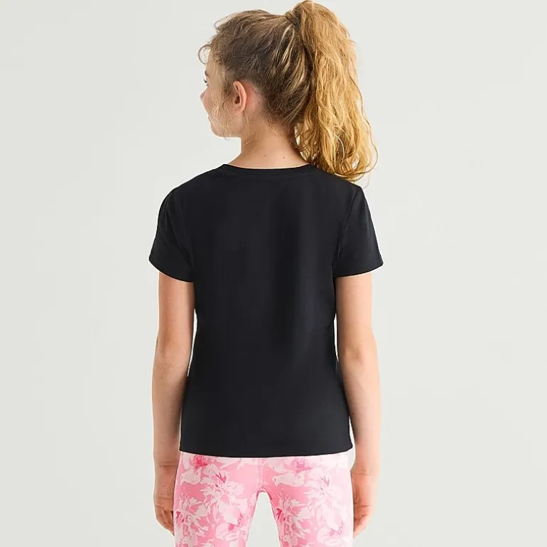 Xersion Little & Big Kid Girls Crew Neck Short Sleeve Regular Fit Graphic T-Shirt