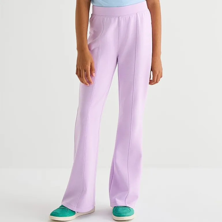Xersion Little & Big Kid Girls Mid Rise Straight Regular Fit Pull-On Pant