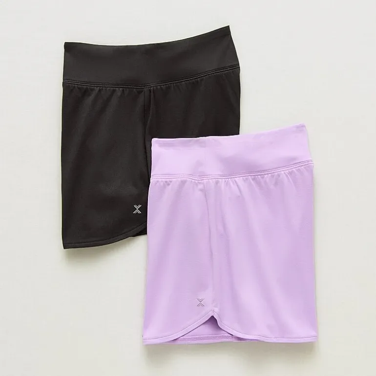 Xersion Little & Big Kid Girls Stretch Fabric Mid Rise 2-pc. Pull-On Short