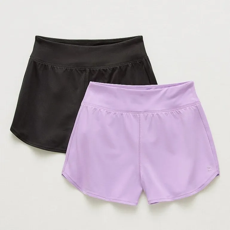 Xersion Little & Big Kid Girls Stretch Fabric Mid Rise 2-pc. Pull-On Short