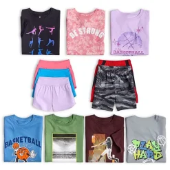 Xersion Little & Big Kid Girls Stretch Fabric Mid Rise Pull-On Short
