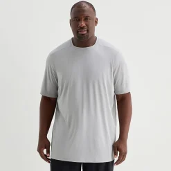 Xersion Mens Crew Neck Short Sleeve Quick Dry Active Big and Tall T-Shirt