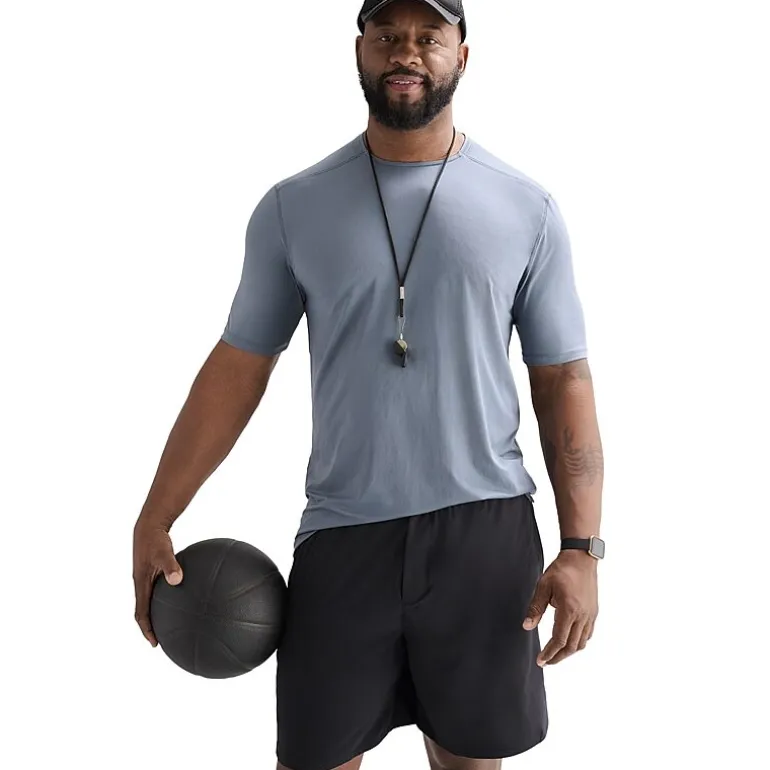 Xersion Mens Crew Neck Short Sleeve Quick Dry Active Big and Tall T-Shirt