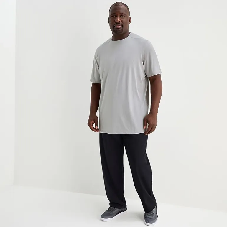 Xersion Mens Crew Neck Short Sleeve Quick Dry Active Big and Tall T-Shirt