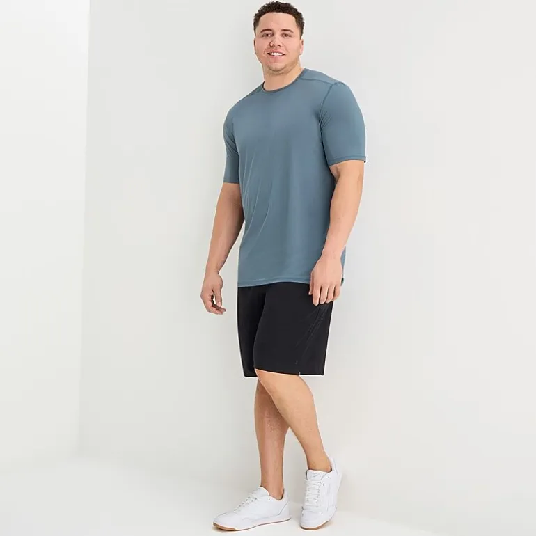 Xersion Mens Crew Neck Short Sleeve Quick Dry Active Big and Tall T-Shirt