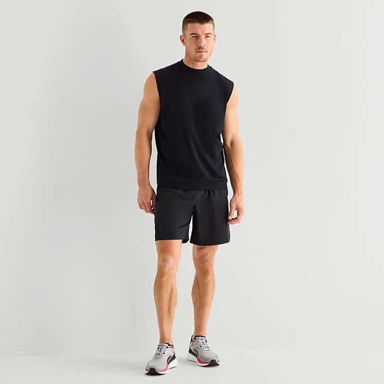 Xersion Mens Crew Neck Sleeveless Muscle T-Shirt