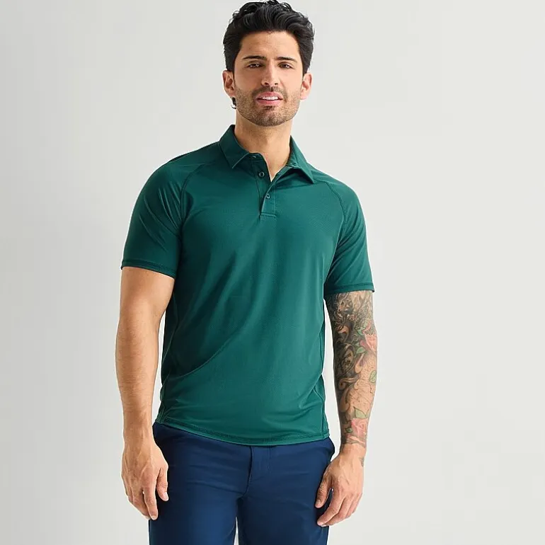 Xersion Mens Short Sleeve Polo Shirt