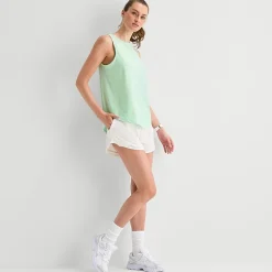 Xersion Mesh Womens Crew Neck Sleeveless Active Tank Top
