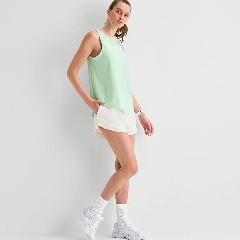 Xersion Mesh Womens Crew Neck Sleeveless Active Tank Top