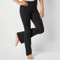Xersion Must Have Little & Big Kid Girls Quick Dry High Rise Knit 26 1/2" Active Flare Full Length Leggings