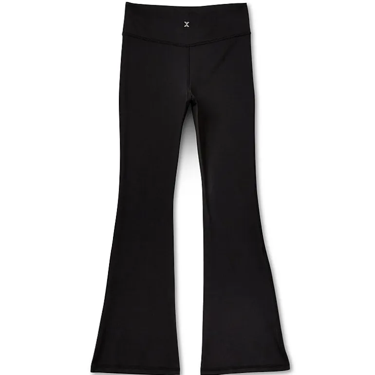 Xersion Must Have Little & Big Kid Girls Quick Dry High Rise Knit 26 1/2" Active Flare Full Length Leggings