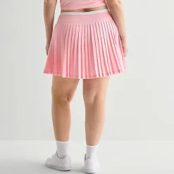Xersion Pleated Womens 5" High Rise Plus Skort