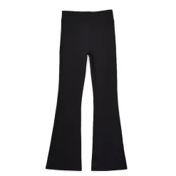 Xersion Ribbed Little & Big Kid Girls Quick Dry High Rise 26 1/2" Active Flare Full Length Leggings