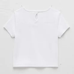 Xersion Rib Little & Big Kid Girls Scoop Neck Short Sleeve Active T-Shirt