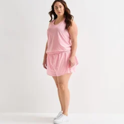 Xersion Ruffle Womens 3 1/4
