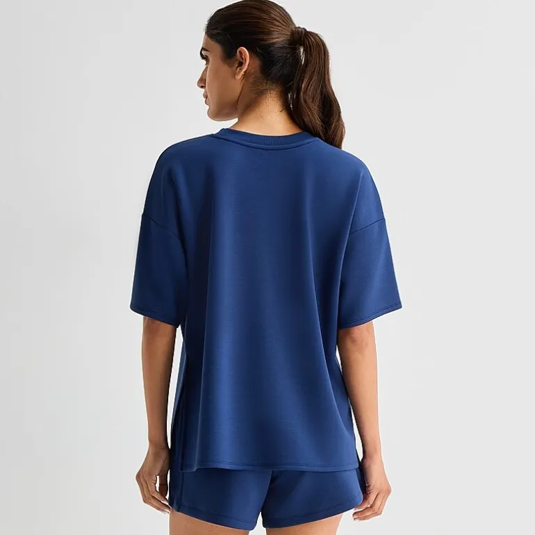 Xersion Scubaluxe Womens Crew Neck Short Sleeve Active T-Shirt