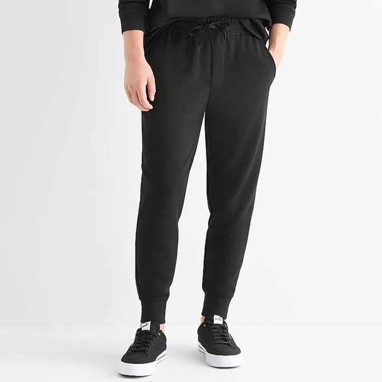 Xersion Scuba Mens Moisture Wicking Cuffed Regular Fit Knit Active Jogger Pant