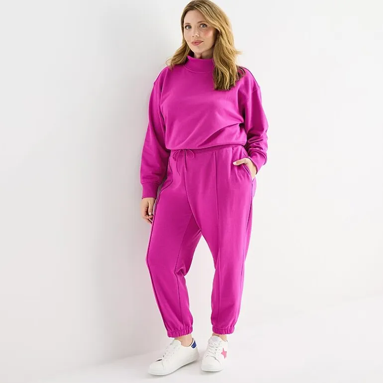 Xersion Womens Classic French Terry Jogger Pant Plus