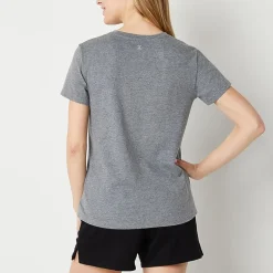 Xersion Womens Cotton Crew Neck Short Sleeve T-Shirt