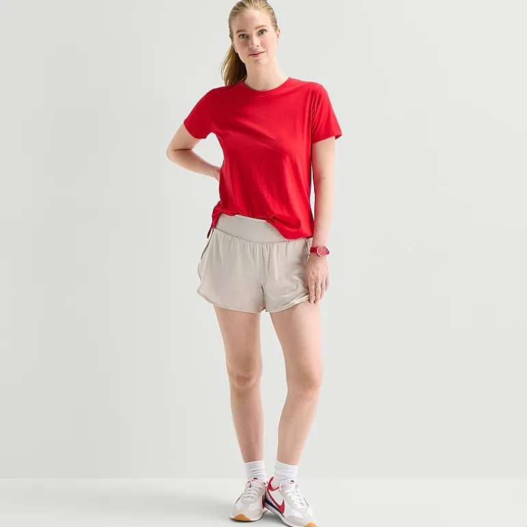 Xersion Womens Cotton Crew Neck Short Sleeve T-Shirt