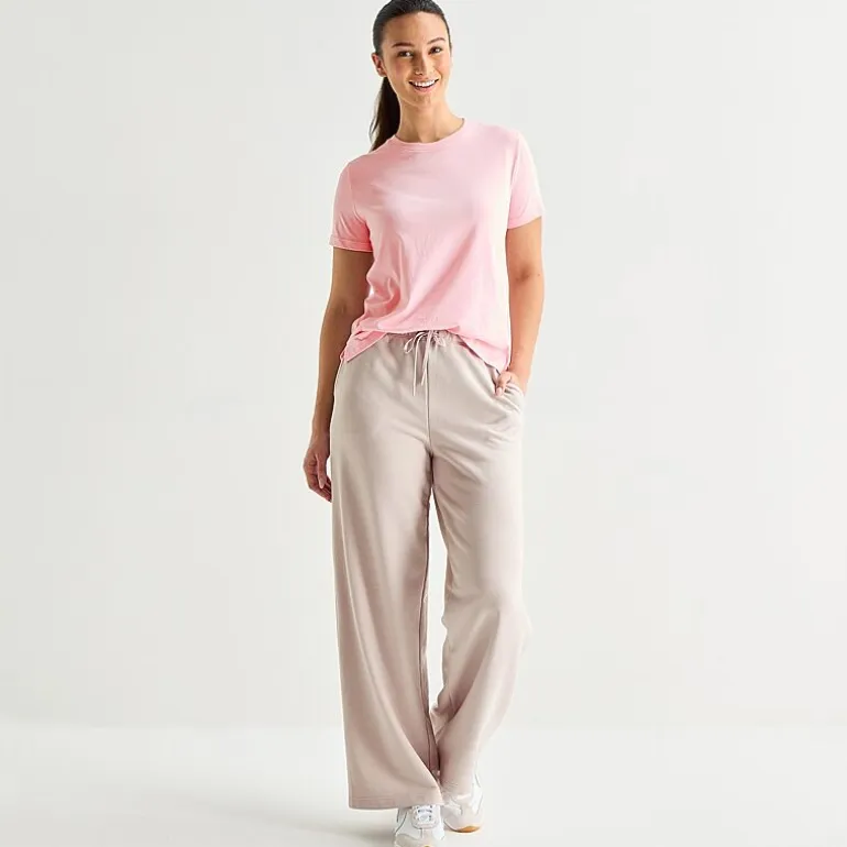 Xersion Womens Cotton Crew Neck Short Sleeve T-Shirt
