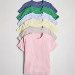 Xersion Womens Cotton Crew Neck Short Sleeve T-Shirt