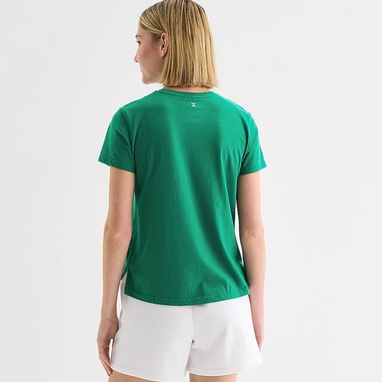 Xersion Womens Cotton Crew Neck Short Sleeve T-Shirt