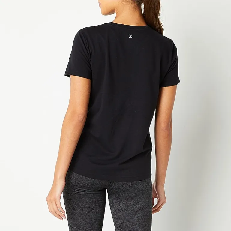 Xersion Womens Cotton Crew Neck Short Sleeve T-Shirt