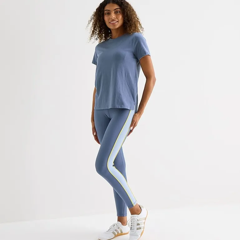 Xersion Womens Cotton Crew Neck Short Sleeve T-Shirt